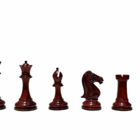 Queens Gambit Series chess pieces Boxwood & Padauk 4" King-7798