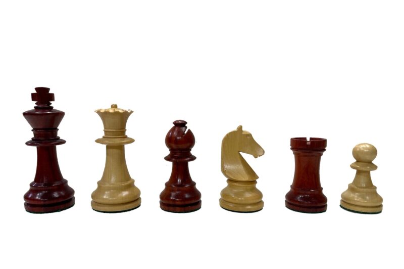 Henri Chavet Series B210 - 1980-1990 reproduction-Chess Pieces 3.625" King-0