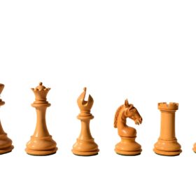 The sheffield Series chess pieces Boxwood & Padauk 4.4" King-8347