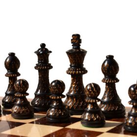 Artistic Champion Series chess pieces Boxwood & Ebonized 3.75" King -8433