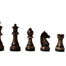 Artistic Champion Series chess set Boxwood & Ebonized 3.75" King with 18" Chess Board-8422