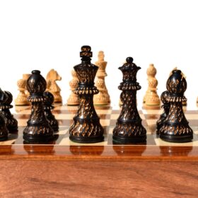 Artistic Champion Series chess pieces Boxwood & Ebonized 3.75" King -8429