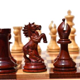 Special Edition Kohinoor Series Chess Pieces Boxwood & Padauk 5" King -0