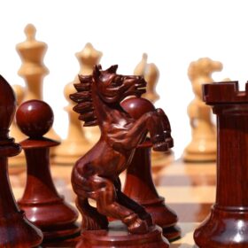 Special Edition Kohinoor Series Chess Pieces Boxwood & Padauk 5" King -8629