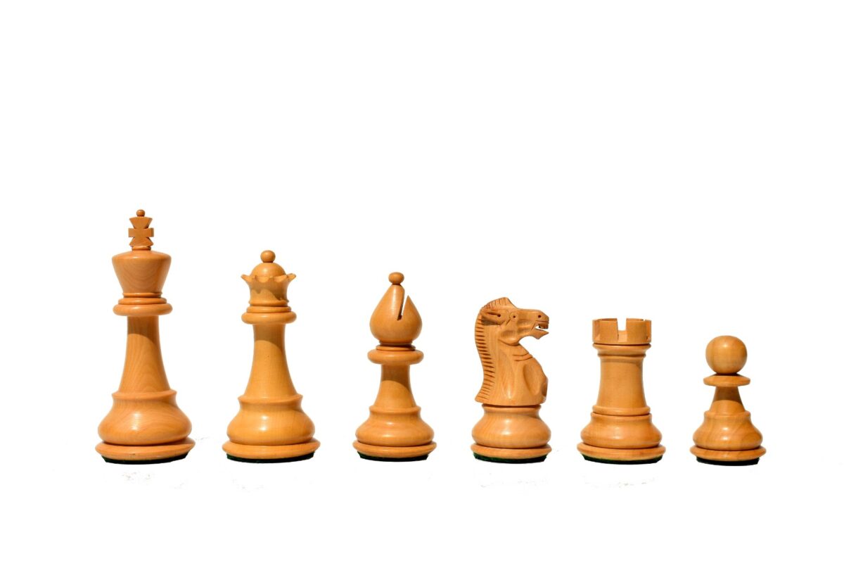 Classic Series chess set Boxwood & Sheesham 3.5" King-8691