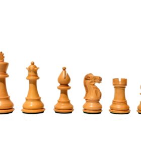 Classic Series chess set Boxwood & Sheesham 3.5" King-8691