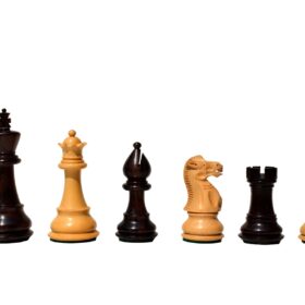 Classic Series chess set Boxwood & Rosewood 3.5" King-8668