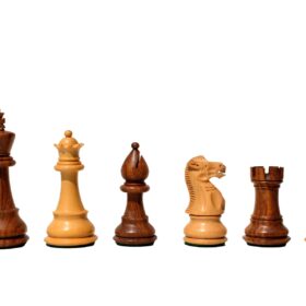 Classic Series chess set Boxwood & Sheesham 3.5" King-8689