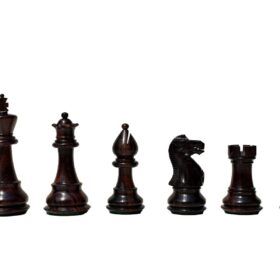 Classic Series chess set Boxwood & Rosewood 3.5" King-8669