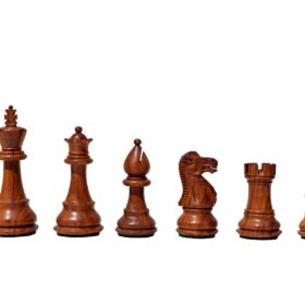 Classic Series chess set Boxwood & Sheesham 3.5" King-8690