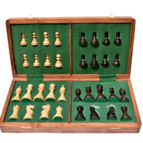 Classic Series chess set Boxwood & Rosewood 3.5" King-8663