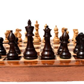 Classic Series chess set Boxwood & Rosewood 3.5" King-8662