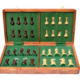 Executive Collector Series Chess set Boxwood & Rosewood 3" King-8719