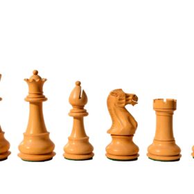 Classic Series chess set Boxwood & sheesham 5" King with 2.25" Square Beveled chess board-8836